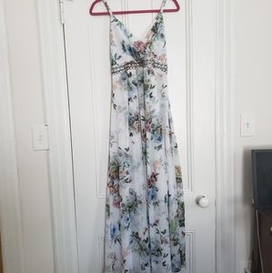 Floral Maternity Maxi Dress